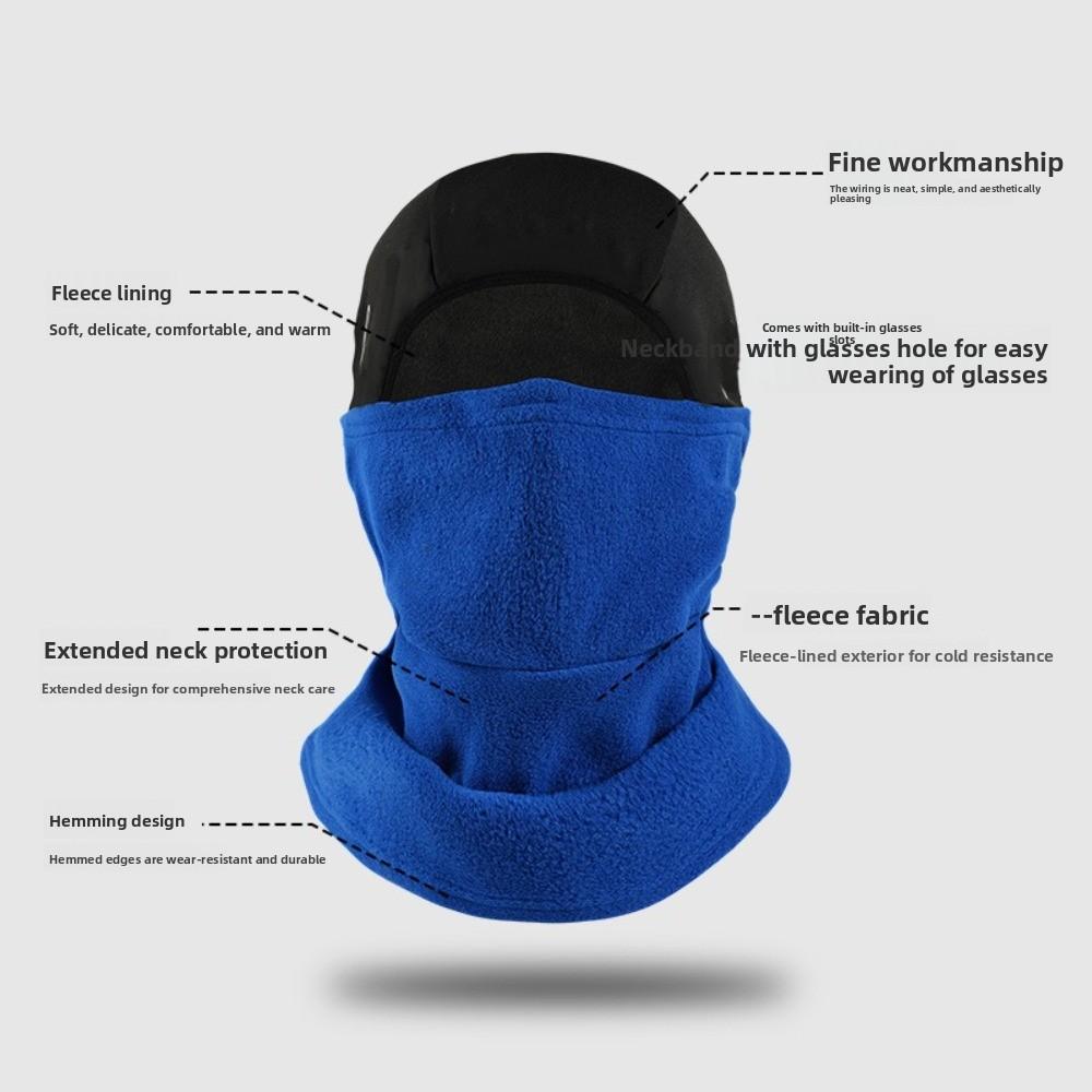 Keep Warm Balaclava Hat Windproof Cycling cap New Neck Mask Hat  Winter