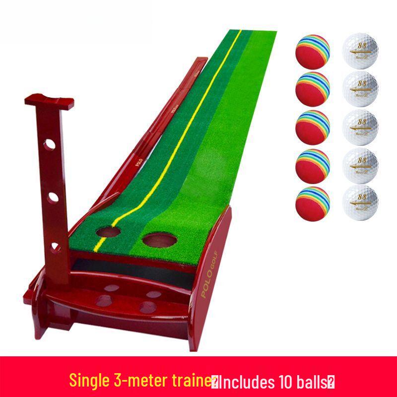 Automatic Ball Return Golf Putter Practice Set