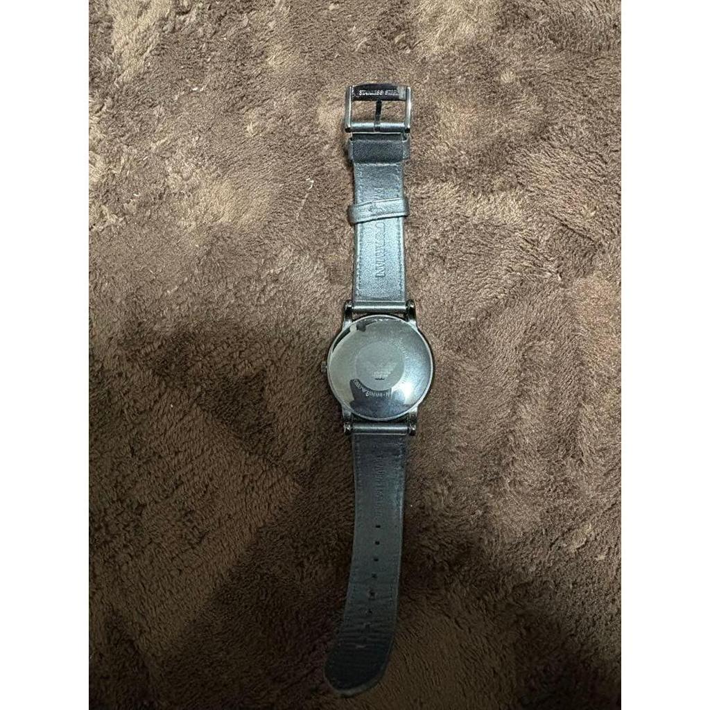 Used EMPORIO ARMANI watch leather strap