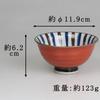 Yuuki Roman Hasami Ware Rice Bowl Tokusa and Tokusa Perfect for or as a Modern Japanese Rice Bowls for Rice and Couple's Set, Hand-Painted,