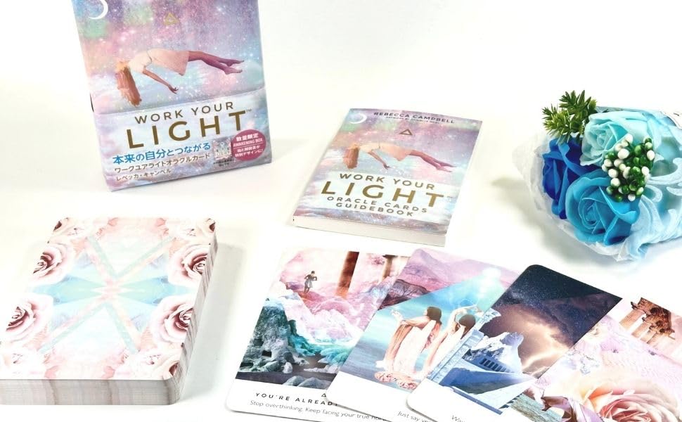 Oracle Cards Work Your Light Oracle Card Awakening Box Japanese Edition Affirmations Fortune Telling with Japanese Instructions I.I.J