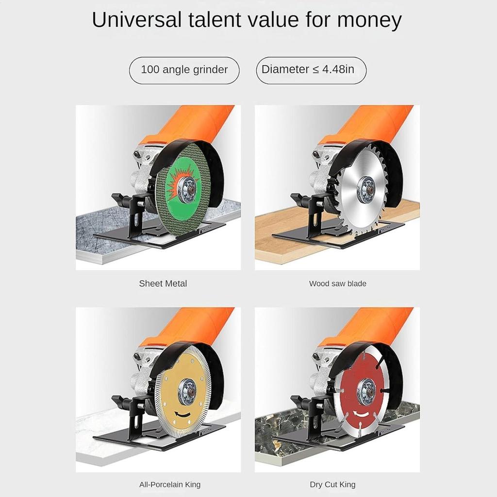 Angle Grinder Stand Set Adjustable Protective Shield Cutter Holder For Enthusiasts Professionals Construction Sites Tool