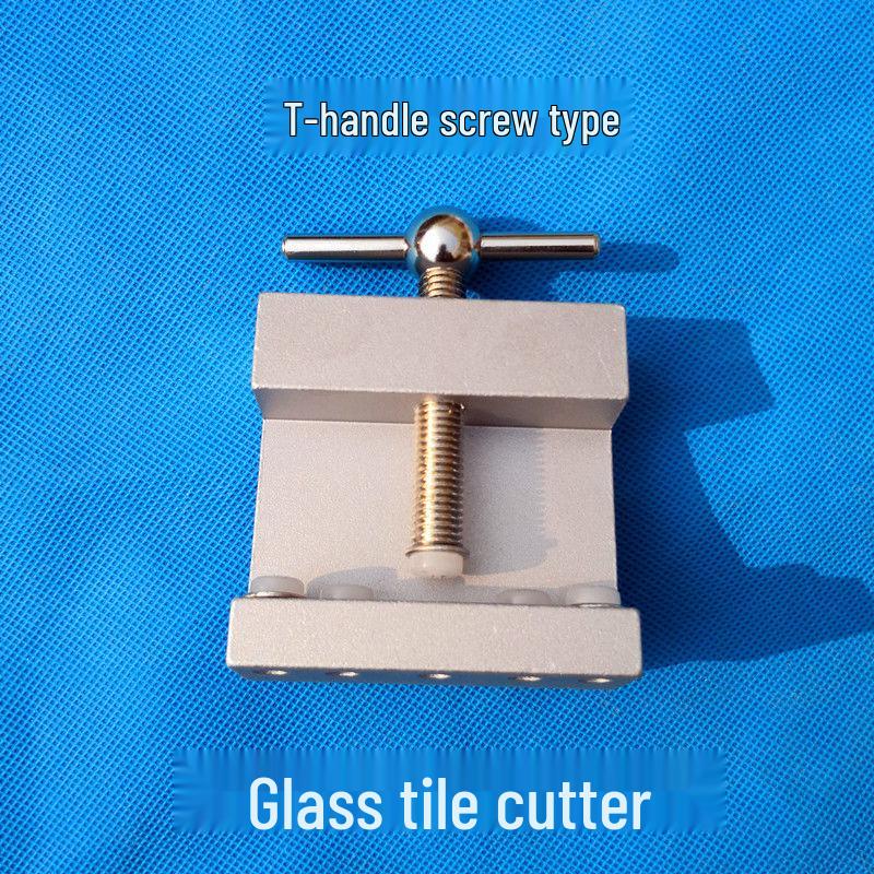 T-Shaped Thick Glass Cutter - Reinforced, Portable Tile Dragging Cutter