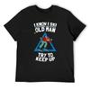 I Know I Ski Like An Old Man Try To Keep T-Shirt Summer Tops Shirts Graphic Tees Men Clothing