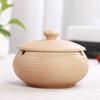 Vintage Ceramic Ashtray Living Room Office Desktop Covered Ashtray Home Living Room Desktop High-end Handmade Storage Boxes