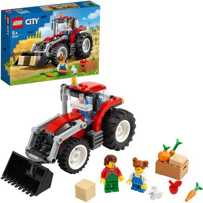LEGO City Tractor Toy Building Set Educational Gift for Kids Ages 5-8 Vehicle Block 60287
