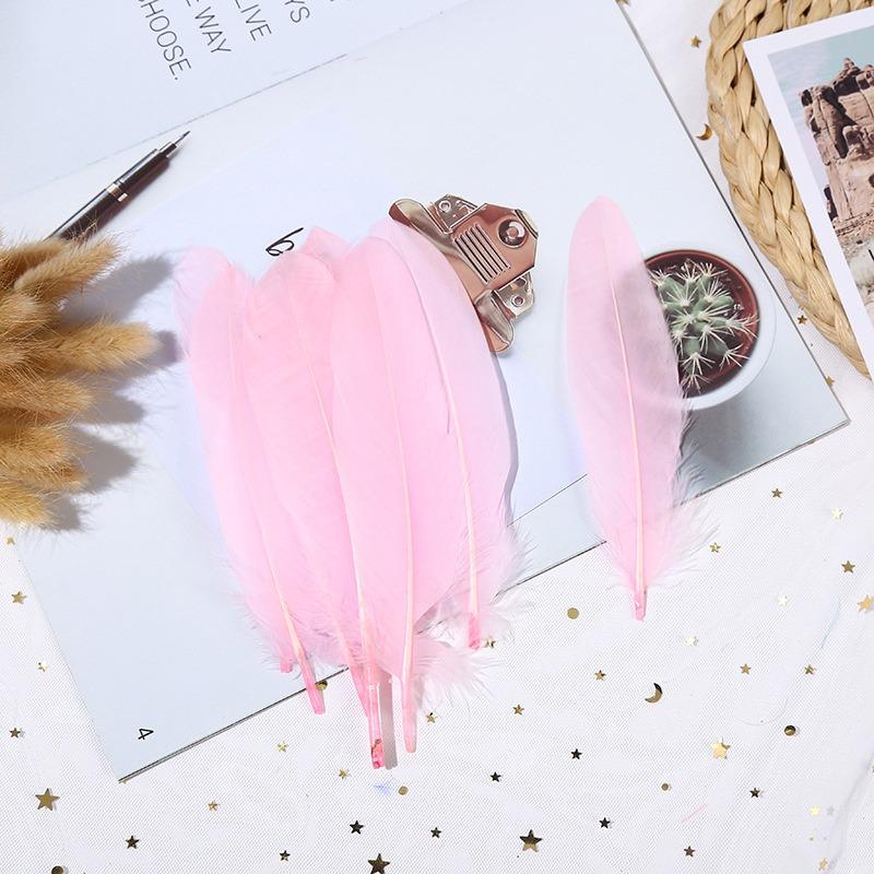 100Pcs Colorful Feather Transparent Bobo Ballons Filled Birthday Wedding Decors Gift Box Balloon DIY Craft Fill Feather
