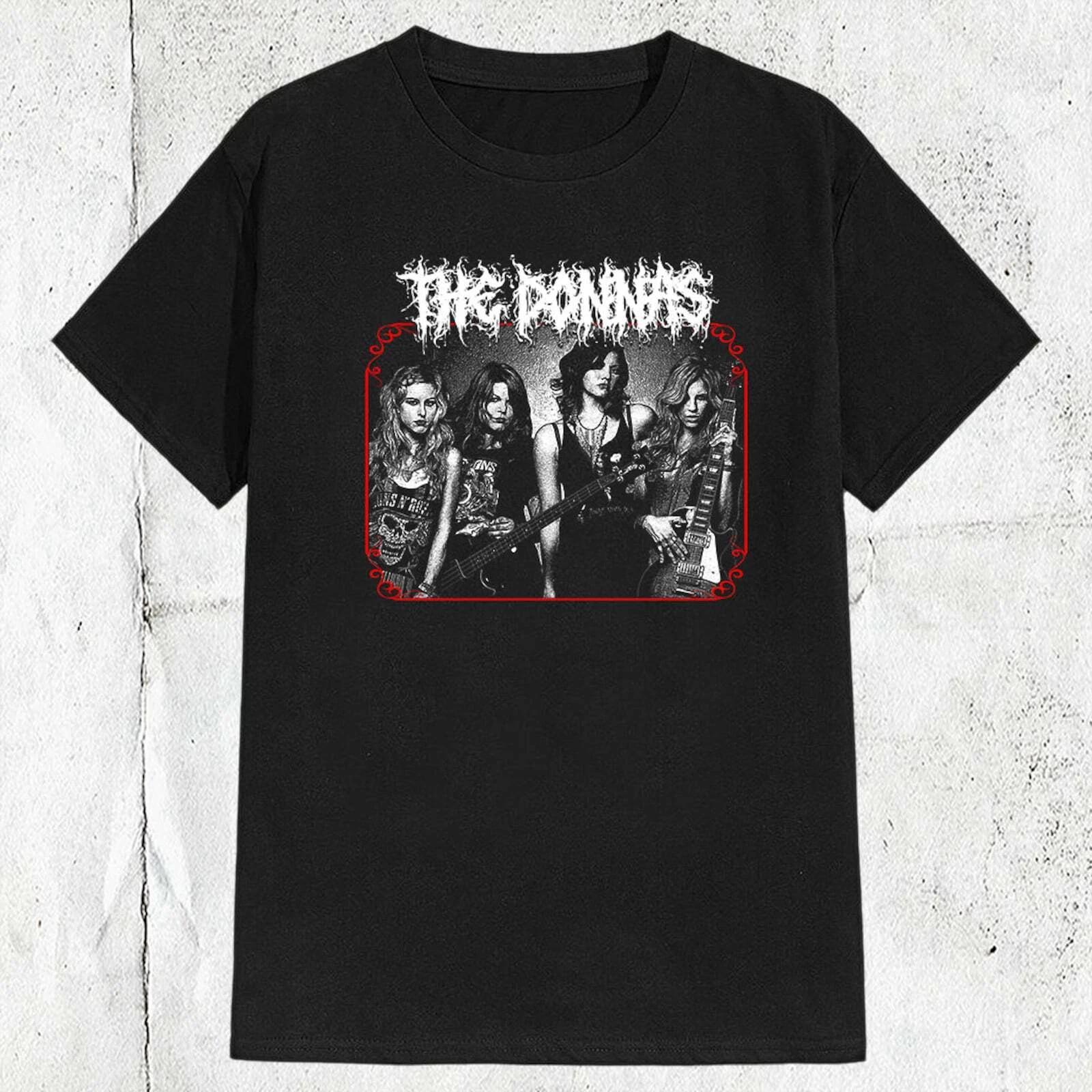 The Donnas Rock Band Metal Style T-shirt M