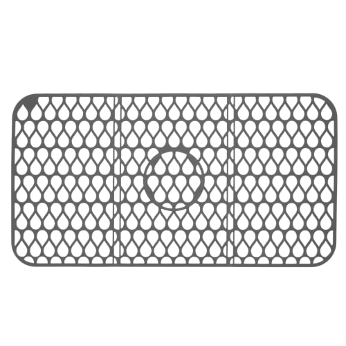 Shuiling Silicone Sink Mat, Heat Resistant -40~230C, Anti-Slip Sink Drain Protector, Kitchen Sink Mat, Plate Holder, Drying Mat (66*35cm*1 Piece)