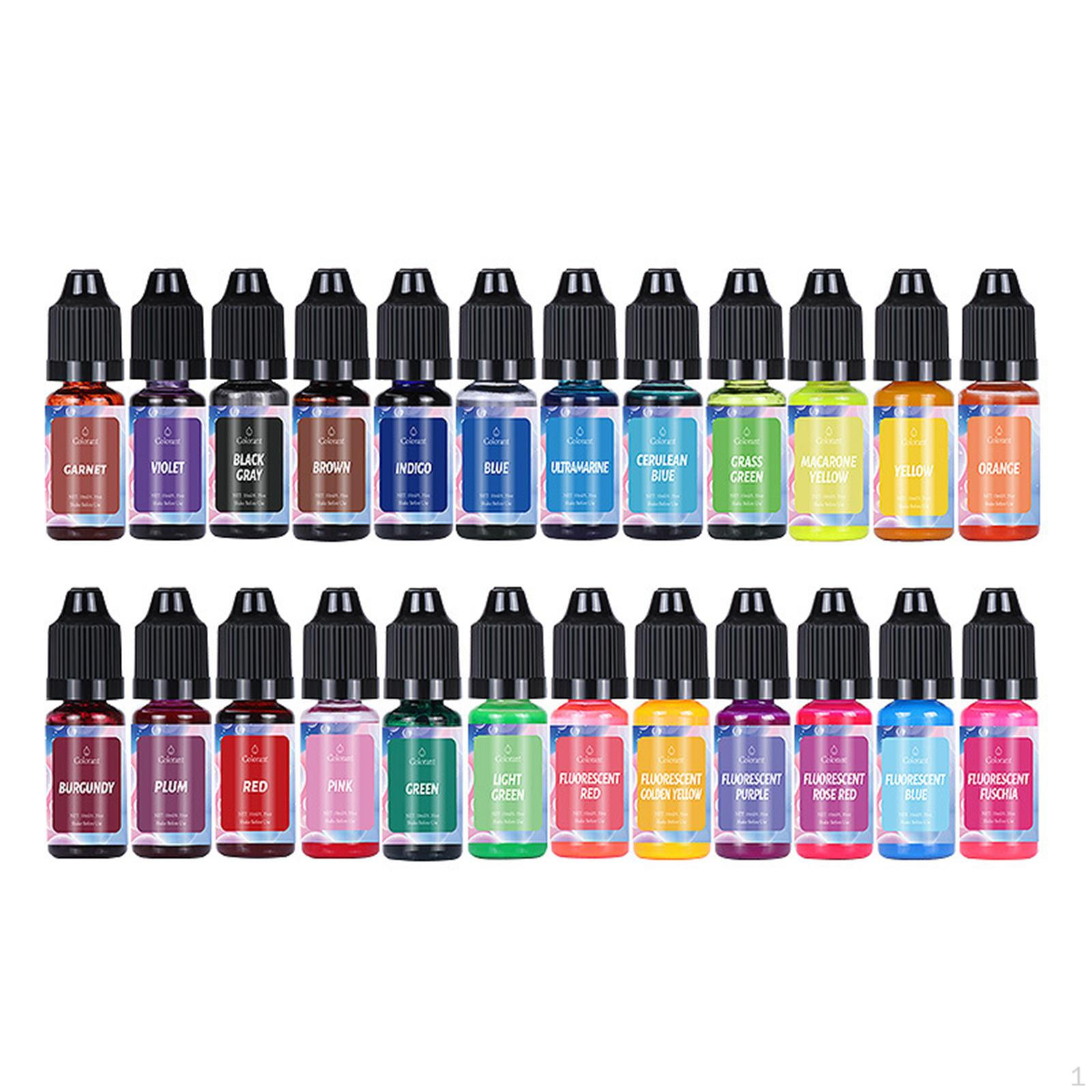 

Краситель для свечей по 10 мл каждый, пигмент, цвет свечи, подходящий для проекта DIY Art Craft, 24 Color