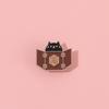 Cute Cat Black Animal Brooch Creative Alloy Badge Perfect For Casual And Styles Chic