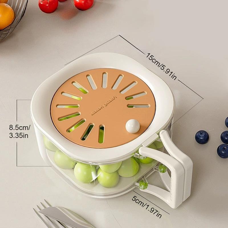 Multifunctional Drain Basket Washing Fruits Vegetables Folding Handle Kitchen Freshness Bowl Fruit Basket Water Filter Basket