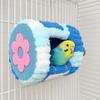 Winter Verdickt Warm Papageiennest Flanell Zylinder Design Winter Vogelbett mit Polstern Buntes Vogelversteck Vogelkäfig
