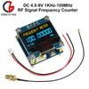 DC 4.5-9V 0.96-inch OLED Display Frequency Meter 1KHz-100MHz High-Precision RF Signal Frequency Counter