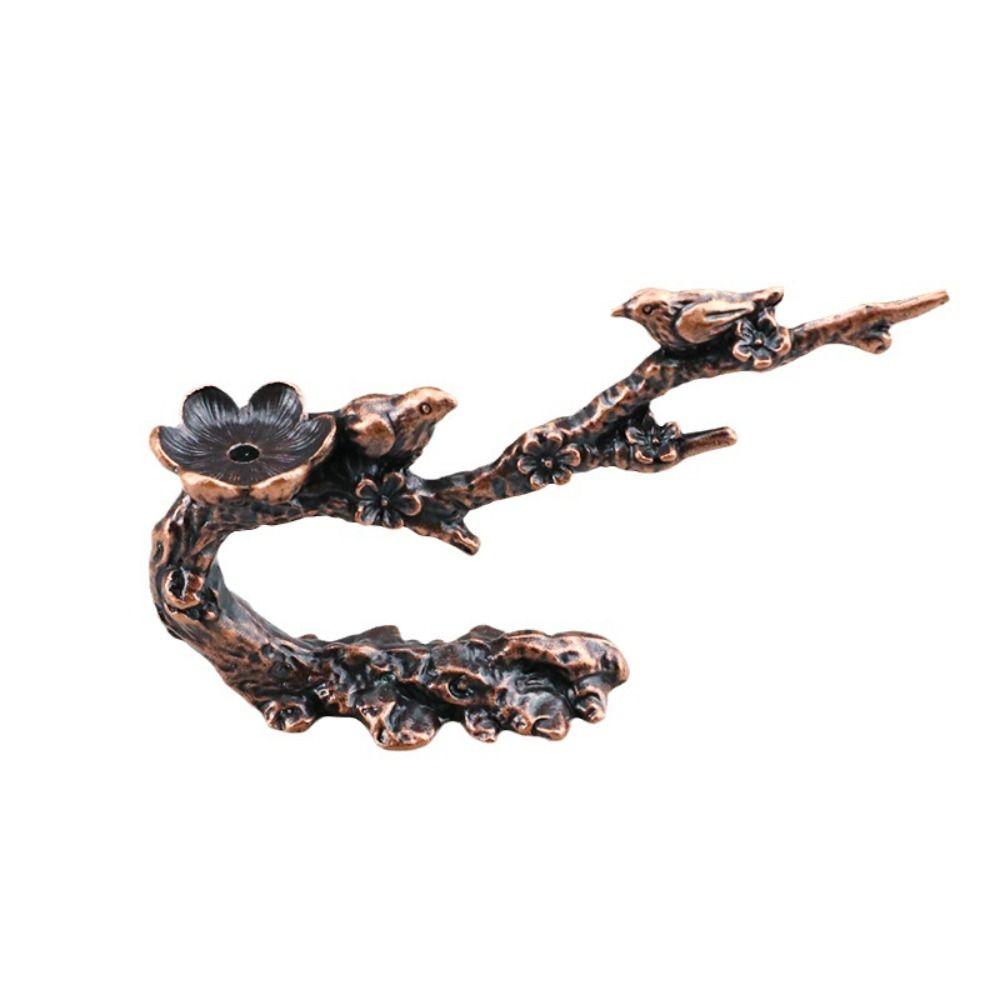 

Креативная подставка для благовоний Слива Счастливая сорока Птица Обратный поток Печь для благовоний Дерево Фигурка Настольная Plum Tree