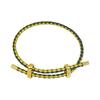 Unisex verstellbares Stahlseil-Armband mit Titan-Verschluss Stilvolles Armband Minimalistischer Partner-Schmuck für Männer Frauen