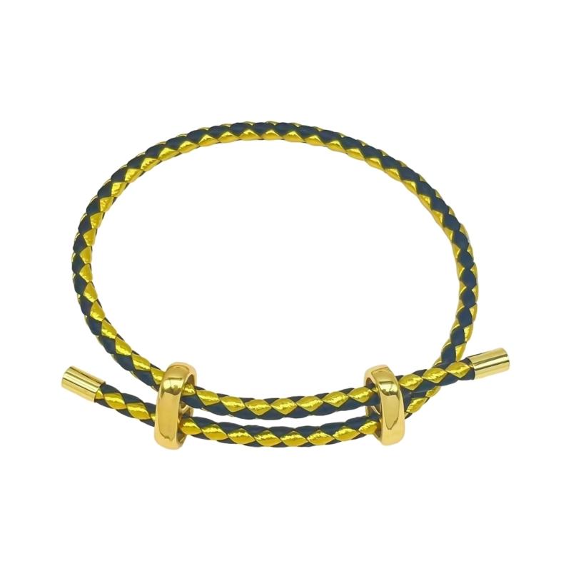Unisex verstellbares Stahlseil-Armband mit Titan-Verschluss Stilvolles Armband Minimalistischer Partner-Schmuck für Männer Frauen
