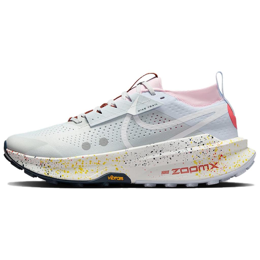 New Nike ZoomX Zegama Trail 2 Pure Platinum Football Grey Pink Foam White FD5190-009