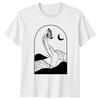 Hand Butterfly Moon Mystical Design Womens T-Shirt Bohemian Art Nature Spiritual