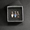 Cartoon Hollow Zircon Fish Earrings New Bohemian Ocean Elements Cute Fashionable Creative Design Earrings Women Holiday Jewelry