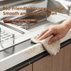 Self Adhesive Countertop Backsplash Double-Rib Support Splash Guard Seal  Floor Edge