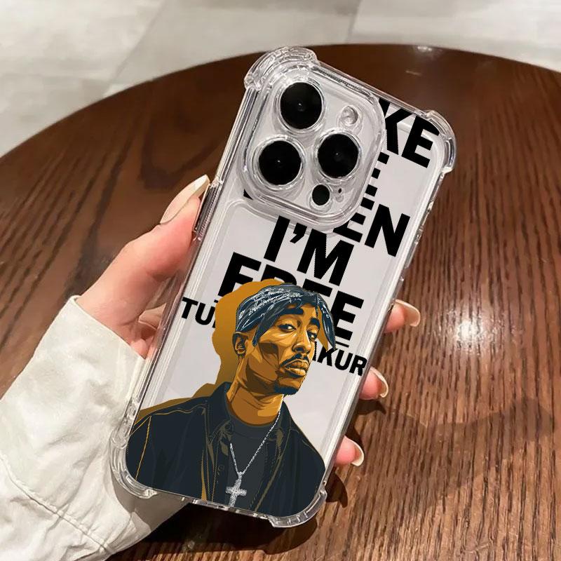 2PAC Tupac Rapper Phone Case For Samsung Galaxy A57 A56 A36 A37 A55 A54 A52 A35 A34 A17 A16 A15 A07 A06 A57 5G Soft Clear Cover