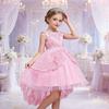 Girls' formal dresses, children's princess dresses with trains, beaded dresses for girls, and outfits for young presenters on the catwalk