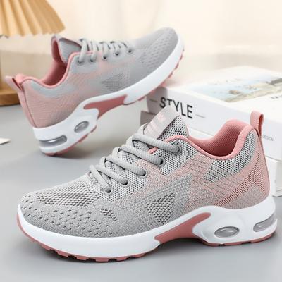 Women's Shoes, Sports Shoes, Spring New Single Shoes, Large Size Women's Casual Shoes, Soft-soled Air Cushion Running Shoes