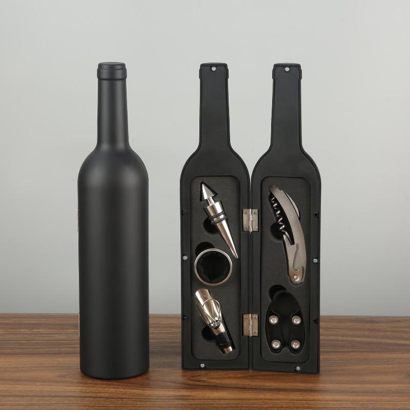 3/5pcs Wine Cork Opener Set Wine Bottle Shape Various Styles for Hotels Restaurants Family Gatherings Holiday Gifts