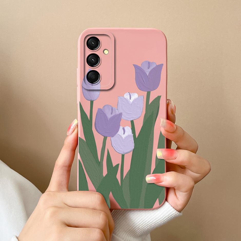 Case For Samsung Galaxy M23 M33 M35 M53 5G Fashion Black Coconut Tree Silicone Soft Cover SamsungM23 M 33 M35 M53 5G Funda Shell