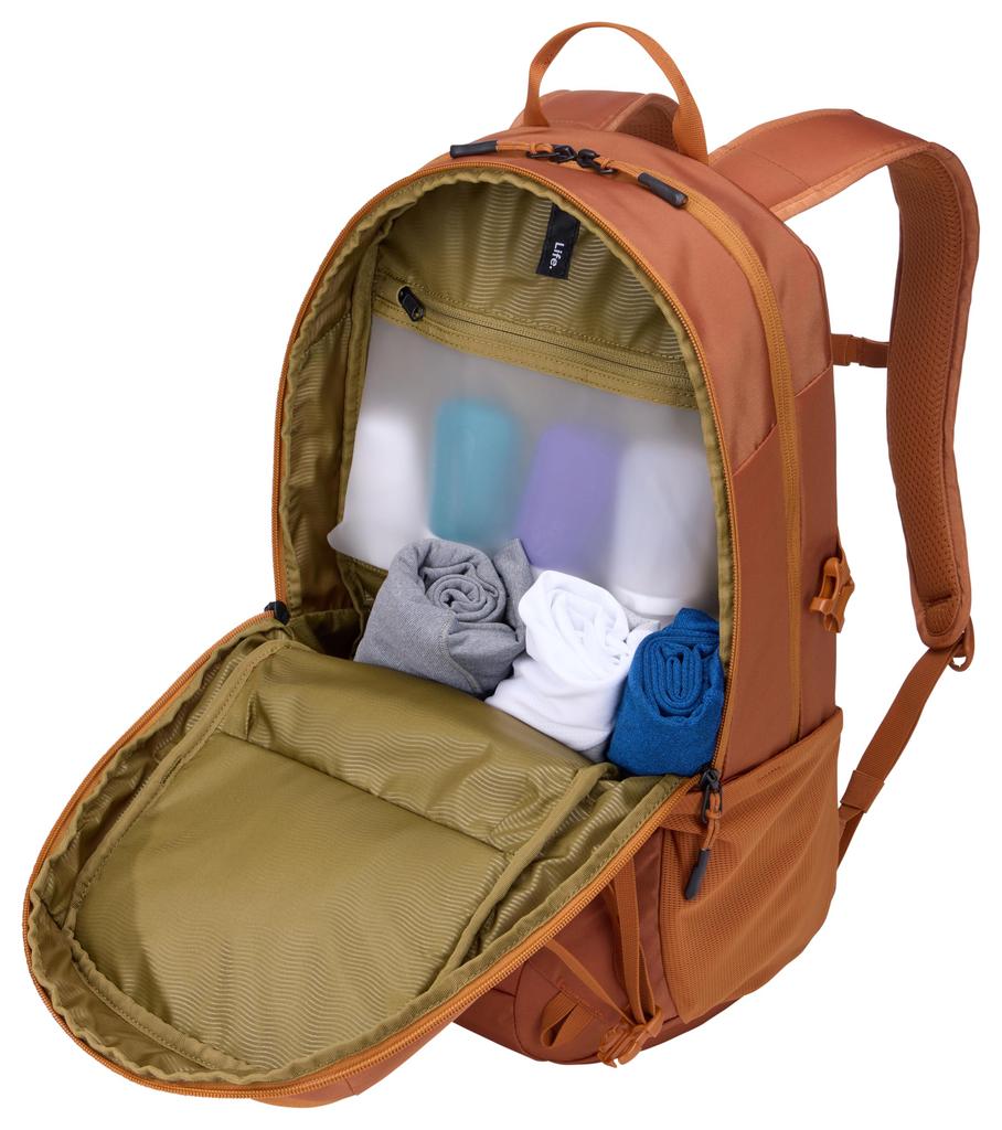 Thule EnRoute Backpack, 23L, Fits 15.6-inch Laptops, Water-Resistant TPU Pocket, 3205181, Natural Orange