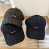 Fashion Letter Embroidery Soft Top Wide Hat Cover Thin Leopard Print Baseball Hat Women Spring and Autumn Fashion Leopard Point Cap Men
