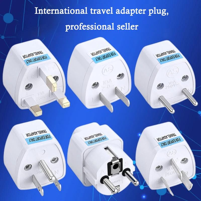 USA-ból EU-ba dugaszoló adapter Korea KR Euro Európa Amerikába Kanada Egyesült Királyság AU Univerzális utazási adapter AC átalakító Hálózati adapter