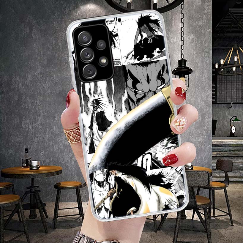 Zaraki Kenpachi Bleach Soft Phone Case For Samsung Galaxy S22 S23 S24 S25 Edge S26 Ultra S20 FE S21 Plus + Fundas Coque Galaxy S