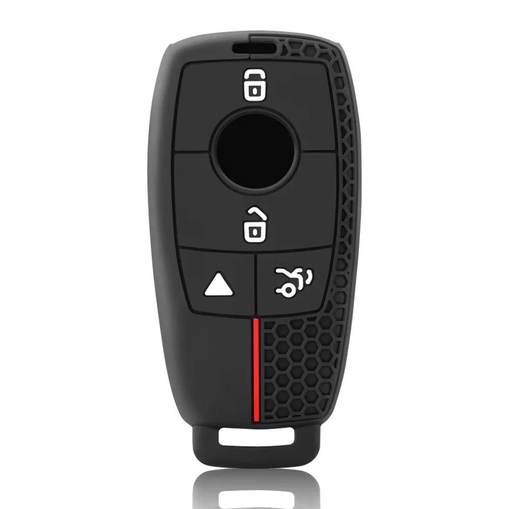 

Silicone Car Key Case Cover Key Holder For Mercedes Benz A C E S G Class Glk Glc Cle Cla Gle Gls W177 W205 W213 W222 X167 Amg