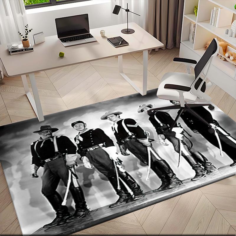 1pc Legendary John Wayne Carpet Rug for Living Room Bedroom Home Sofa Decoration,Kids play Non-slip Floor Mat