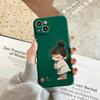 Angry Girl silicone Phone Case for IPhone 14 15 16 Plus for IPhone 13 14 15 12 11 16 Pro Max 12 Mini XS Max TPU Protect Cover