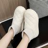 New autumn and winter thick-soled solid-color warm cotton shoes, high-top women's shoes, simple and velvet for students to increase height