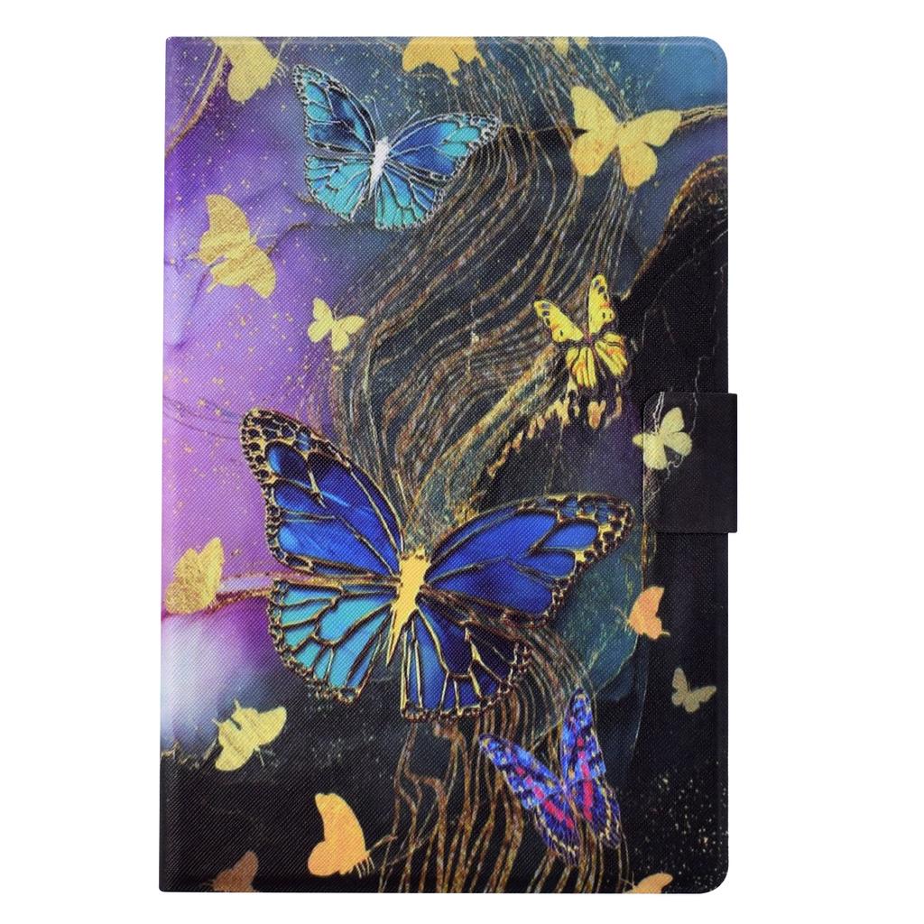 For Samsung Galaxy Tab A7 Lite 8.7-inch T220/T225 Tablet Case Pattern Printing Card Slot Leather Cover