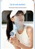 T72 Handheld USB Fan with Digital Display - Compact High-Speed Cooling for Outdoor Use