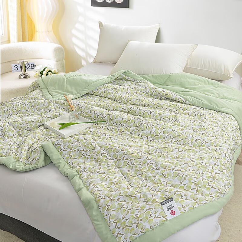Grace Qingying Mint Antibacterial Summer Quilt