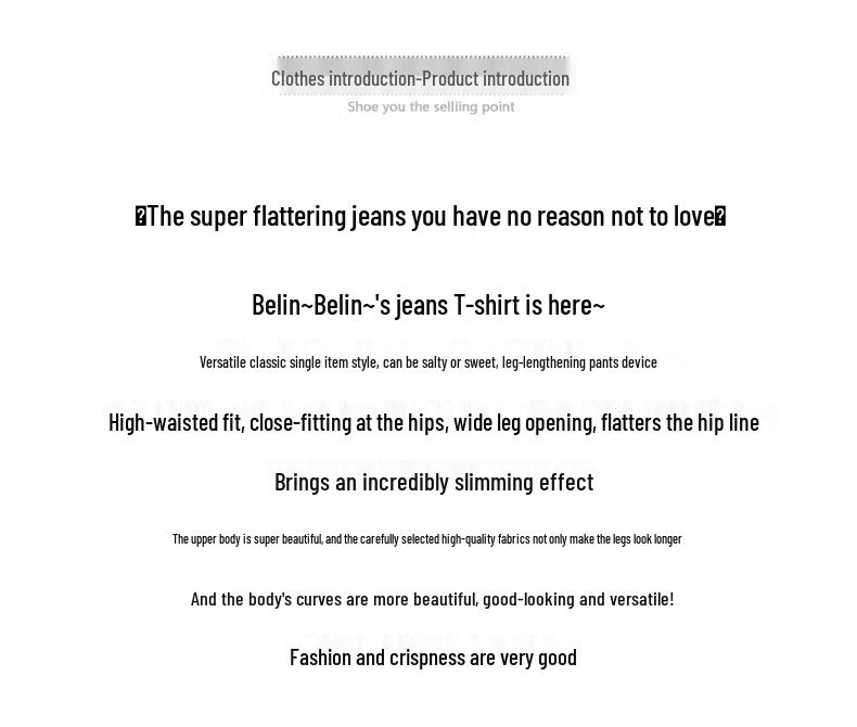 Meisjes Lente 2026 Wijde Pijp Jeans met Strik