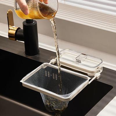 Askılı Ağ Filtre Torbası Çok Amaçlı Drenaj Rafı Drenaj Sepeti Mutfak Lavabo Filtresi Artık Çorba Yemek Süzgeci