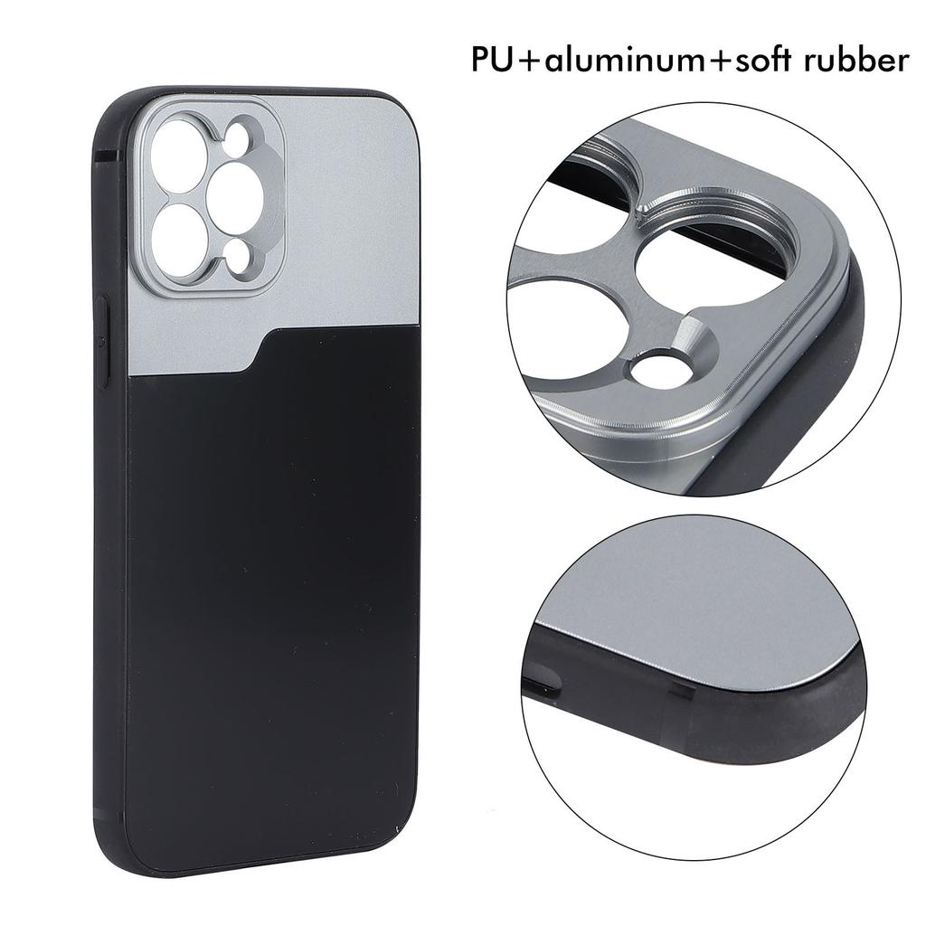 Phone Back Cover AntiScratch Case Protective Cover for 17mm Extra Lens for iPhone 12 Pro