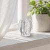 3D-printad ängelfigur, Liten hukande ängel Bordsdekoration, Vitvingad ängelskulptur för Hemträdgårdsdekoration