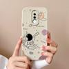 Case For Xiaomi Redmi 8 8A Pro Cute Astronaut Liquid Silicone Phone Shell Camera Lens Protection Back Cover For Redmi8 8 A 8APro