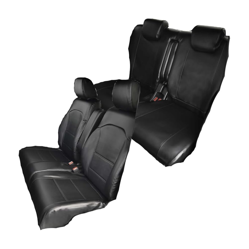 Bonform Honda N-Box Custom Seat Covers Bench Seat Vehicle Synthetic Leather Black
