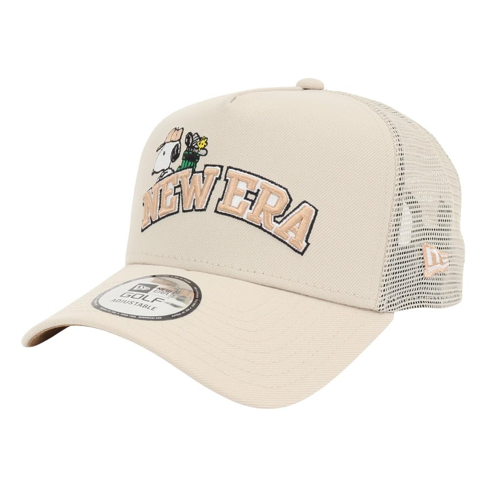 

[New Era] Golf 9FORTYA-Frame Mesh Cap PEANUTS Snoopy Collaboration Stone FREE GF 940AFTR PEANUTS COLLEGE STO 14432172 NER36G1840