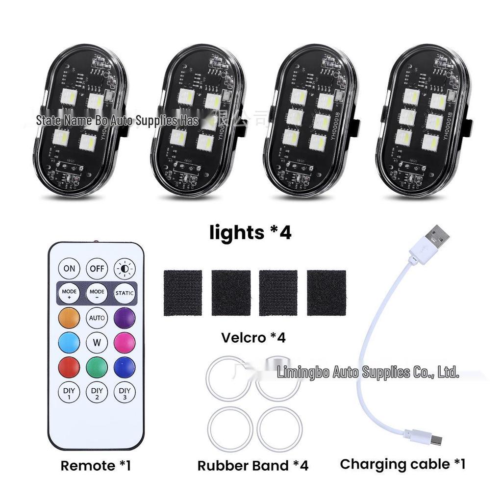 Cross Motorcycle Wireless Airplane Navigation Light - Universal Slow Flashing Light