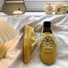 Retro deutsche Trainingsschuhe Damen 2025 neu Frühling und Herbst flachsohlige lässige Sport-Board-Schuhe vielseitige Forrest Gump Schuhe